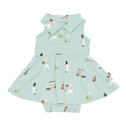 Polo Bodysuit Dress in Golf