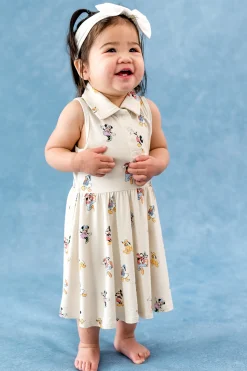 Polo Bodysuit Dress in Mickey Mouse and Friends