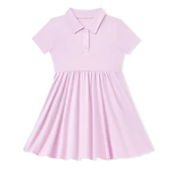 Polo Dress in Thistle