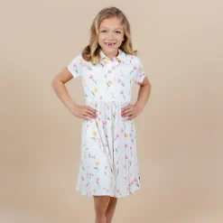 Polo Dress in Tulip