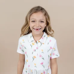 Polo Dress in Tulip