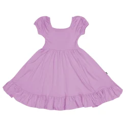 Puff Sleeve Twirl Dress in Poi