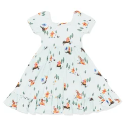 Puff Sleeve Twirl Dress in Winnie the Pooh Hundred Acre Wood