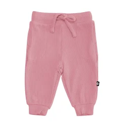 Ribbed Jogger Pant in Apple Blossom