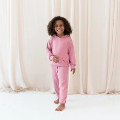 Ribbed Jogger Pant in Apple Blossom
