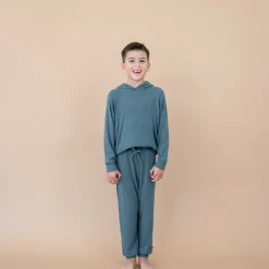Ribbed Jogger Pant in Atlantic