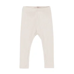 Ribbed Leggings in Oat