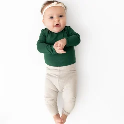 Ribbed Leggings in Oat