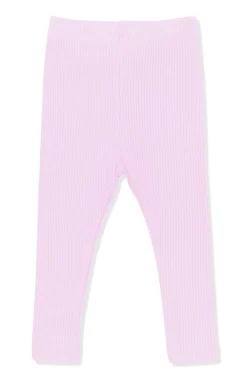 Ribbed Leggings in Thistle