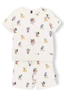 Short Sleeve Jogger Set in Mickey Mouse and Friends