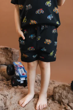 Short Sleeve Jogger Set in Monster Truck