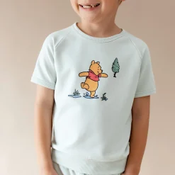Short Sleeve Jogger Set in Winnie the Pooh on Dew