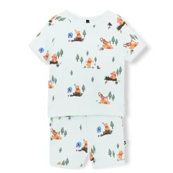 Short Sleeve Jogger Set in Winnie the Pooh Hundred Acre Wood
