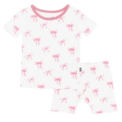 Short Sleeve Pajamas in Bow