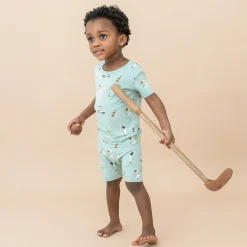 Short Sleeve Pajamas in Golf