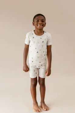 Short Sleeve Pajamas in Starry Icon