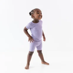 Short Sleeve Pajamas in Taro
