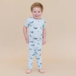 Short Sleeve with Pants Pajamas in Take Off