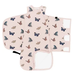 Sleep Bag Swaddler in Blush Butterfly 1.0