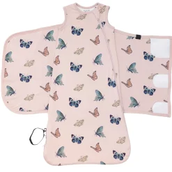 Sleep Bag Swaddler in Blush Butterfly 0.5