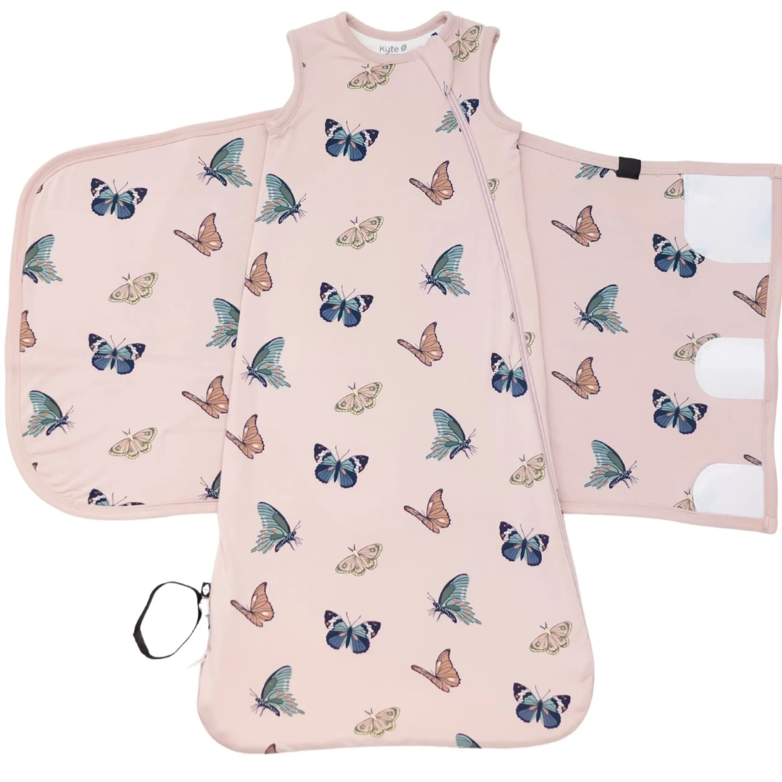 Sleep Bag Swaddler in Blush Butterfly 0.5