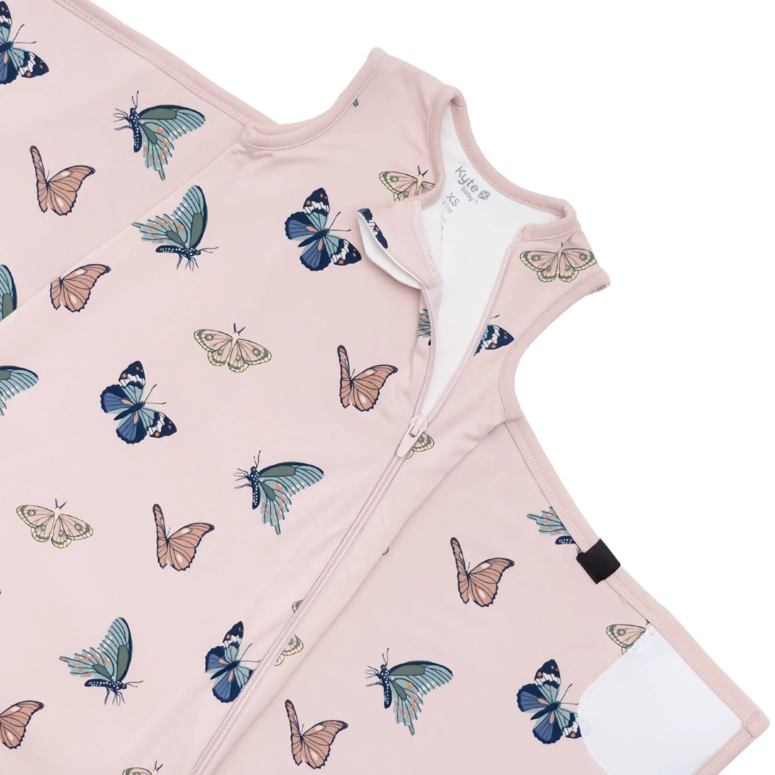 Sleep Bag Swaddler in Blush Butterfly 0.5