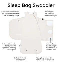 Sleep Bag Swaddler in Oat 1.0
