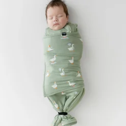 Sleep Bag Swaddler in Silly Goose 1.0