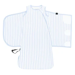 Sleep Bag Swaddler in Small Mist Stripe 1.0