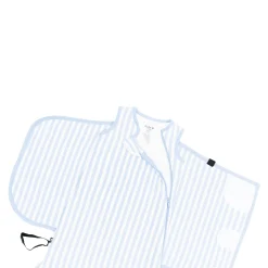 Sleep Bag Swaddler in Small Mist Stripe 1.0