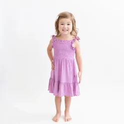 Smocked Dress in Poi