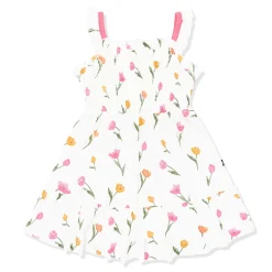 Smocked Dress in Tulip