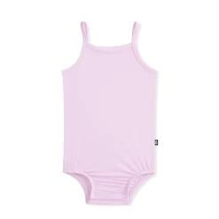 Spaghetti Strap Leotard in Thistle