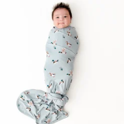Swaddle Blanket in Mallard Duck