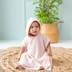 Swim Poncho in Blush