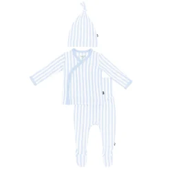 Take Me Home Set with Cap in Small Mist Stripe