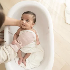 Terry Bath Mitt in Blush