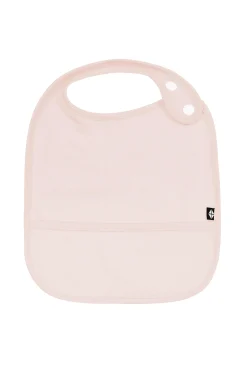Terry Pocket Bib in Blush