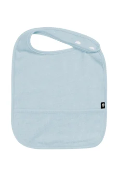 Terry Pocket Bib in Fog