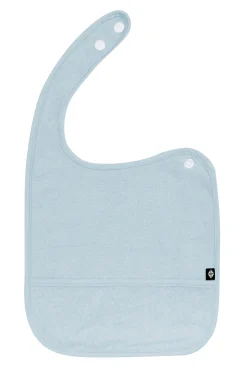 Terry Pocket Bib in Fog