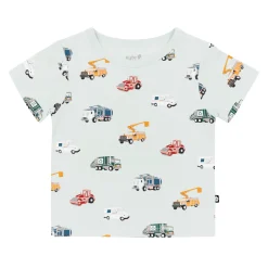 Toddler Basic Tee in City Vehicles