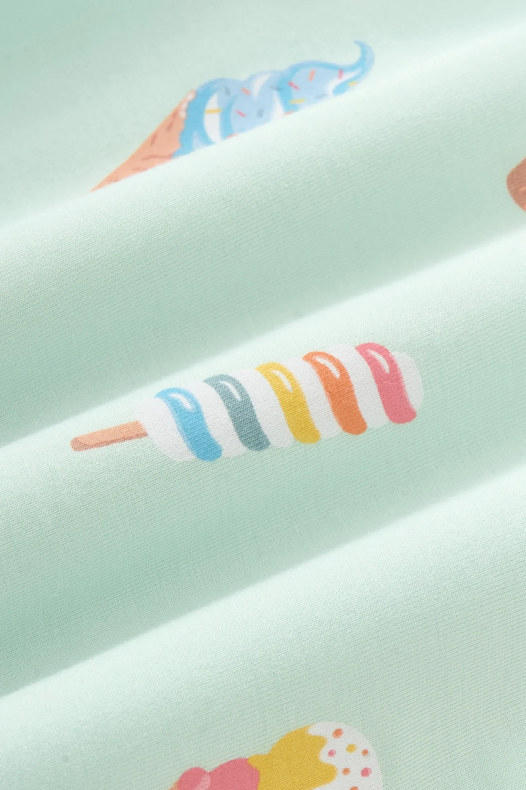 Toddler Basic Tee in Mint Ice Cream