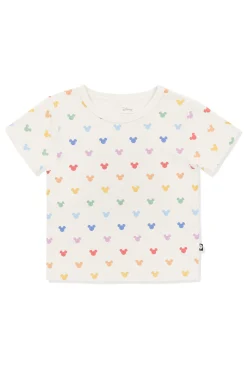 Toddler Basic Tee in Pastel Mickey Mouse