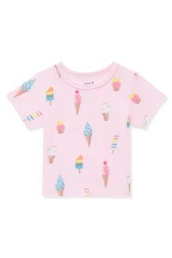 Toddler Basic Tee in Sakura Ice Cream