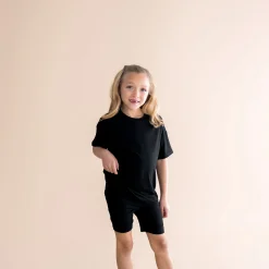 Toddler Biker Short Set in Midnight