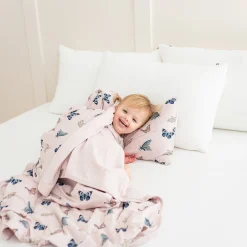Toddler Blanket in Blush Butterfly 1.0