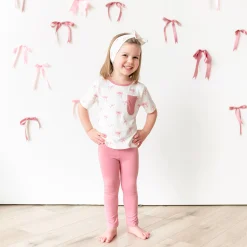 Toddler Crew Neck Tee in Bow