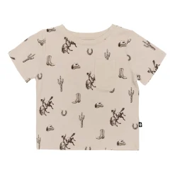 Toddler Crew Neck Tee in Classic Cowboy
