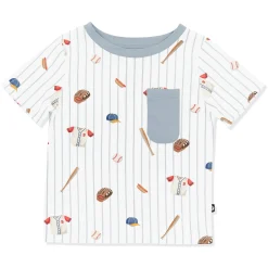 Toddler Crew Neck Tee in Home Run