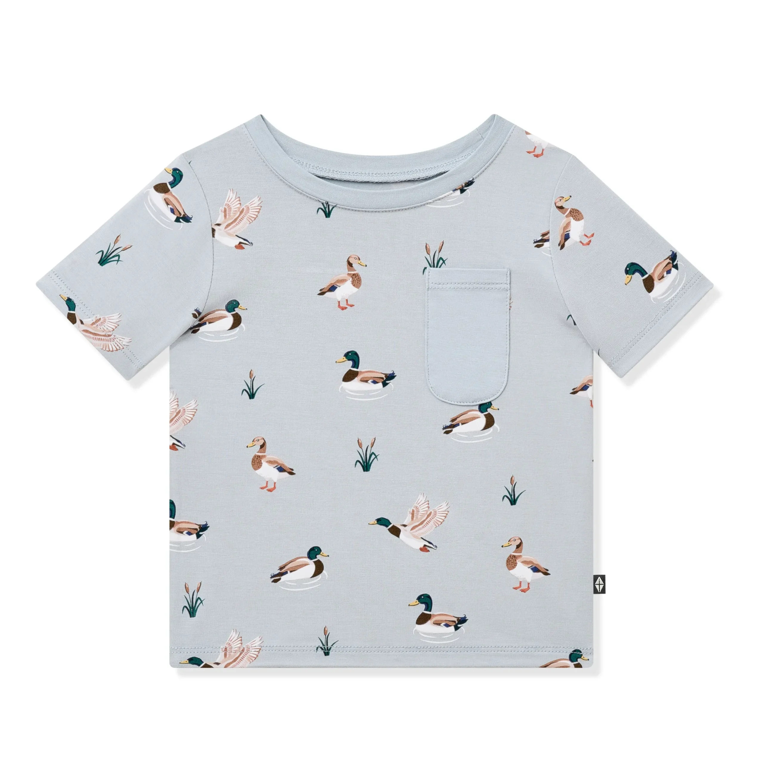 Toddler Crew Neck Tee in Mallard Duck